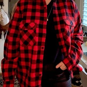 100% Wool Buffalo Plaid Shirt